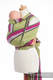 Wrap-Tai Tragehilfe Toddler / Kreuzköper-Bindung / 100% Baumwolle / mit Kapuze / LIME & KHAKI #babywearing