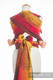 WRAP-TAI carrier Mini with hood/ jacquard twill / 100% cotton / NOBLE INDIAN PEACOCK #babywearing