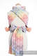 Mei Tai carrier Toddler with hood/ jacquard twill / 100% cotton / TULIP PETALS #babywearing