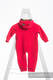 Pajacyk misiowy - rozmiar 92 - czerwony z Małą Jodełką Wyobraźnią Dark #babywearing