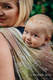 Baby Wrap, Jacquard Weave (60% cotton, 20% merino wool, 12% silk, 8% hemp) - FOREST BUBO OWLS - size M (grade B) #babywearing