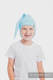 Zwergenmütze (100% Baumwolle) - Größe M - Azurblau (grad B) #babywearing