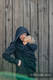 Kurtka do noszenia dzieci - Softshell - czarna - XL #babywearing