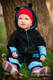 Fleece Romper - size 62 - black with Norwegian Diamond #babywearing