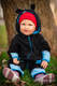 Fleece Romper - size 62 - black with Norwegian Diamond #babywearing