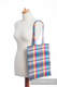 Einkaufstasche, hergestellt vom gewebten Stoff (100% Baumwolle) - LITTLE HERRINGBONE CITYLIGHTS (grad B) #babywearing
