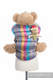 Puppentragehilfe, hergestellt vom gewebten Stoff (100% Baumwolle) - LITTLE HERRINGBONE CITYLIGHTS  #babywearing
