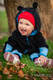 Fleece Romper - size 68 - black with Norwegian Diamond #babywearing