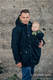 Parka Babywearing Coat - size 4XL - Black & Customized Finishing #babywearing