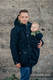 Parka Babywearing Coat - size XS - Black & Customized Finishing #babywearing
