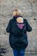 Kurtka do noszenia - Parka - rozmiar L - Czarna z indywidualnym wykończeniem #babywearing