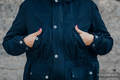 Parka Babywearing Coat - size 5XL - Black & Customized Finishing #babywearing