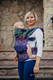 Ergonomic Carrier, Baby Size, jacquard weave 100% cotton - DAHLIA PETALS - Second Generation #babywearing