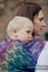 Baby Wrap, Jacquard Weave (100% cotton) - DAHLIA PETALS - size L #babywearing