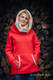 Fleece Pullover - Größe XXL - rot mit Little Herringbone Imagination #babywearing