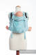 Lenny Buckle Onbuhimo baby carrier, standard size, jacquard weave (100% cotton) - PAISLEY TURQUOISE & CREAM #babywearing