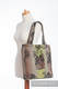 Shoulder bag made of wrap fabric (100% cotton) - DRAGON GREEN & BROWN - standard size 37cmx37cm #babywearing