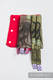 Drool Pads & Reach Straps Set, (60% cotton, 40% polyester) - DRAGON GREEN & BROWN #babywearing