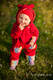 Kombinezon Polarowy - rozmiar 86 - czerwony z Tęczą #babywearing