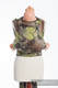 WRAP-TAI portabebé Mini con capucha/ jacquard sarga/100% algodón/ DRAGON VERDE & MARRÓN #babywearing