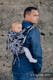 Nosidło Klamrowe ONBUHIMO z tkaniny żakardowej (100% bawełna), rozmiar Standard - SZARE MORO #babywearing
