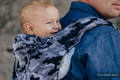 Onbuhimo SAD LennyLamb, talla estándar, jacquard (100% algodón) - GRIS CAMO (grado B) #babywearing