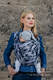 Fular, tejido jacquard (100% algodón) - GRIS CAMO - talla M #babywearing