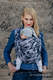 Fular, tejido jacquard (100% algodón) - GRIS CAMO - talla XS #babywearing