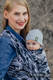 Baby Wrap, Jacquard Weave (100% cotton) - GREY CAMO- size L #babywearing