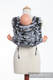 Nosidło Klamrowe ONBUHIMO z tkaniny żakardowej (100% bawełna), rozmiar Toddler - SZARE MORO #babywearing