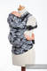 Ergonomic Carrier, Baby Size, jacquard weave 100% cotton - GREY CAMO - Second Generation #babywearing