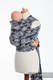 WRAP-TAI portabebé Mini con capucha/ jacquard sarga/100% algodón/ GRIS CAMO  #babywearing