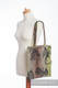 Shopping bag made of wrap fabric (100% cotton) - DRAGON GREEN & BROWN  #babywearing