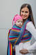 Baby Wrap, Herringbone Weave (100% cotton) - LITTLE HERRINGBONE NIGHTLIGHTS - size S #babywearing