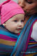 Baby Wrap, Herringbone Weave (100% cotton) - LITTLE HERRINGBONE NIGHTLIGHTS - size L #babywearing