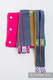 Drool Pads & Reach Straps Set, (60% cotton, 40% polyester) - LITTLE HERRINGBONE NIGHTLIGHTS  #babywearing