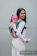 Nosidło Klamrowe ONBUHIMO splot jodełkowy (100% bawełna), rozmiar Standard - MAŁA JODEŁKA ŚWIATŁA DNIA  #babywearing