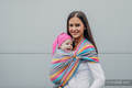 Baby Wrap, Herringbone Weave (100% cotton) - LITTLE HERRINGBONE DAYLIGHTS - size XS #babywearing