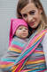 Baby Wrap, Herringbone Weave (100% cotton) - LITTLE HERRINGBONE DAYLIGHTS - size S (grade B) #babywearing