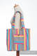 Bolso hecho de tejido de fular (100% algodón) - LITTLE HERRINGBONE DAYLIGHTS - talla estándar 37 cm x 37 cm #babywearing