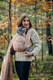 Żakardowa chusta do noszenia dzieci, bawełna - KOLORY JESIENI - rozmiar M #babywearing