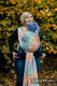 Żakardowa chusta do noszenia dzieci, bawełna - FIGLARNE KOTY  - rozmiar XL #babywearing