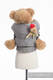 Nosidełko dla lalek z tkaniny chustowej - LITTLE LOVE - TAJEMNICA #babywearing