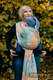 Żakardowa chusta do noszenia dzieci, bawełna - FIGLARNE KOTY - rozmiar M #babywearing