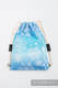 Sackpack made of wrap fabric (100% cotton) - SNOW QUEEN - standard size 32cmx43cm #babywearing