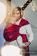 Żakardowa chusta do noszenia dzieci, bawełna - GORĄCE SERCA Z CYNAMONEM - rozmiar XL #babywearing