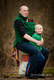 Fleece Babywearing Vest - size M - Green #babywearing