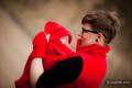 Bezrękawnik dla dwojga - rozmiar M- czerwony #babywearing
