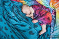 Zestaw Otulaczy Bambusowych - TĘCZOWA KORONKA, BOSKA KORONKA REWERS #babywearing