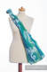 Hobo Bag made of woven fabric, 100% cotton - DRAGON GREEN & BLUE  #babywearing